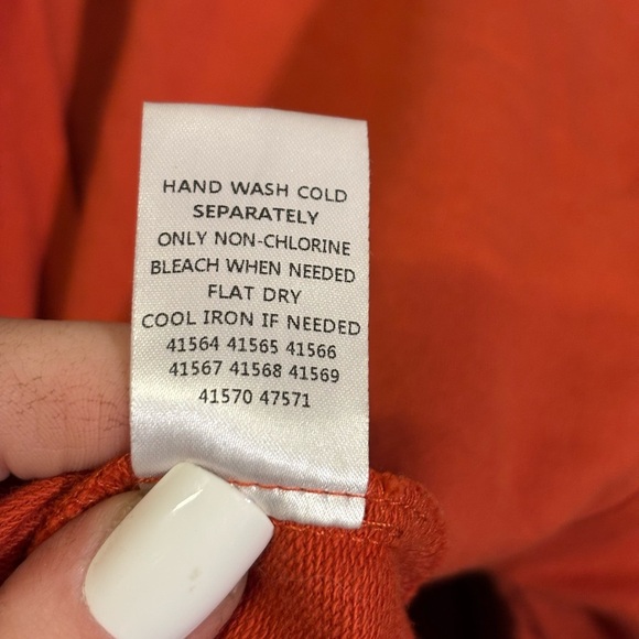 Trendy SUGAR+L!PS Red-Orange Cropped Hoodie Sweatshirt - Picture 4 of 8